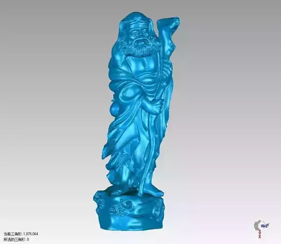 Eight immortals iron abduction plum Free 3D print model