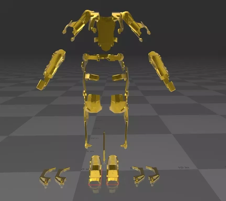 vultures-spiderman exoskeleton 3D print model_0