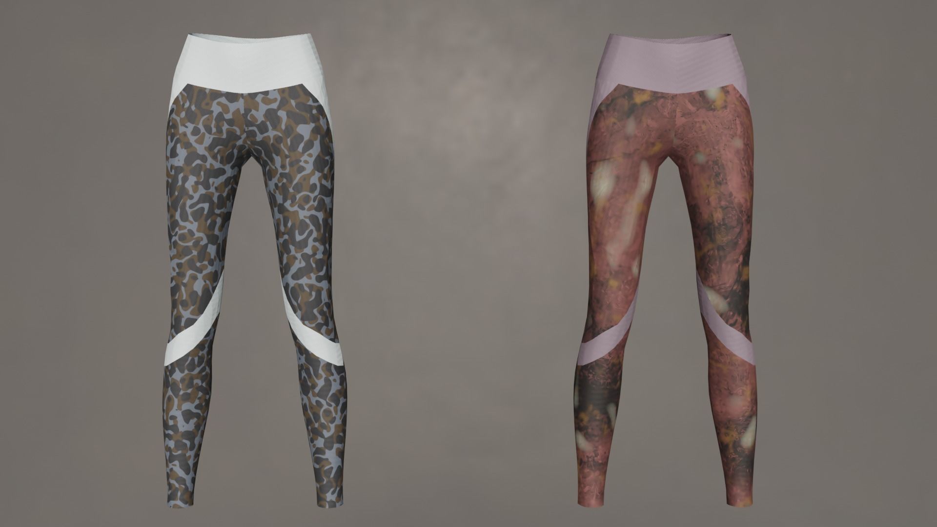 Female Sport Outfit 3D model_15