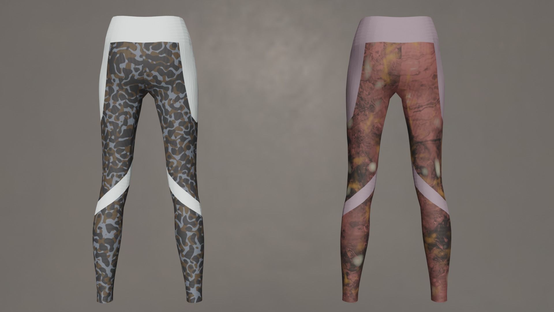 Female Sport Outfit 3D model_14