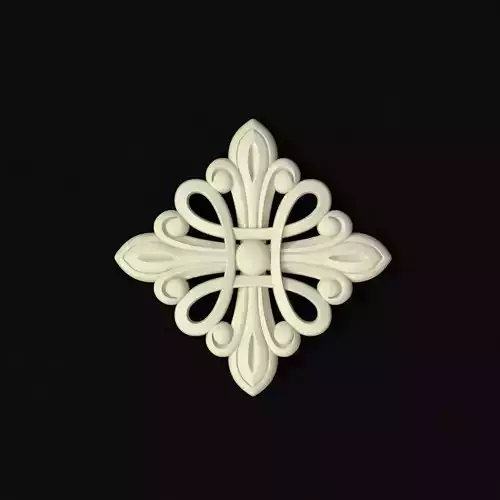 rosette ornament
