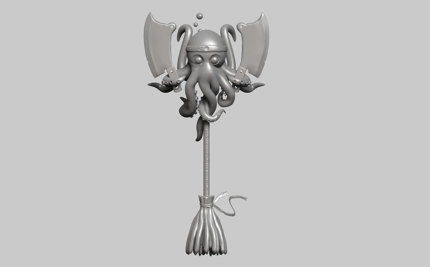 Stylized octopus for 3d Print 3D print model_1