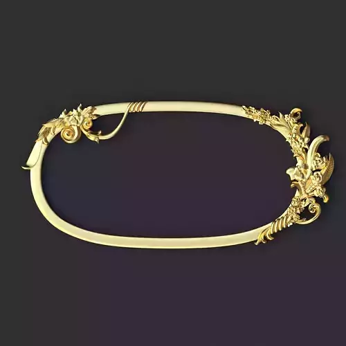 mirror gold ornate frame