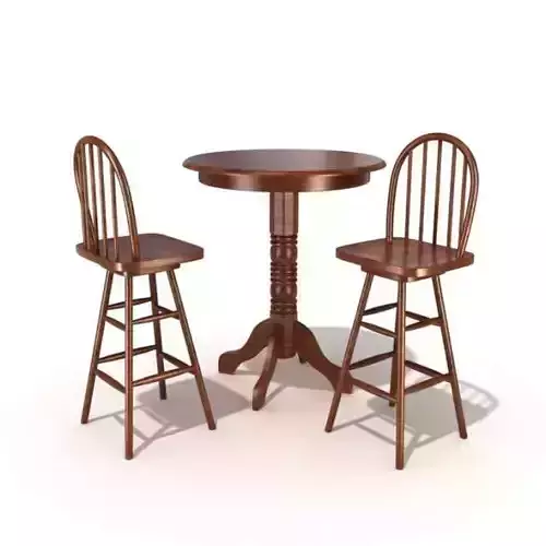Traditional American Table And Chairs