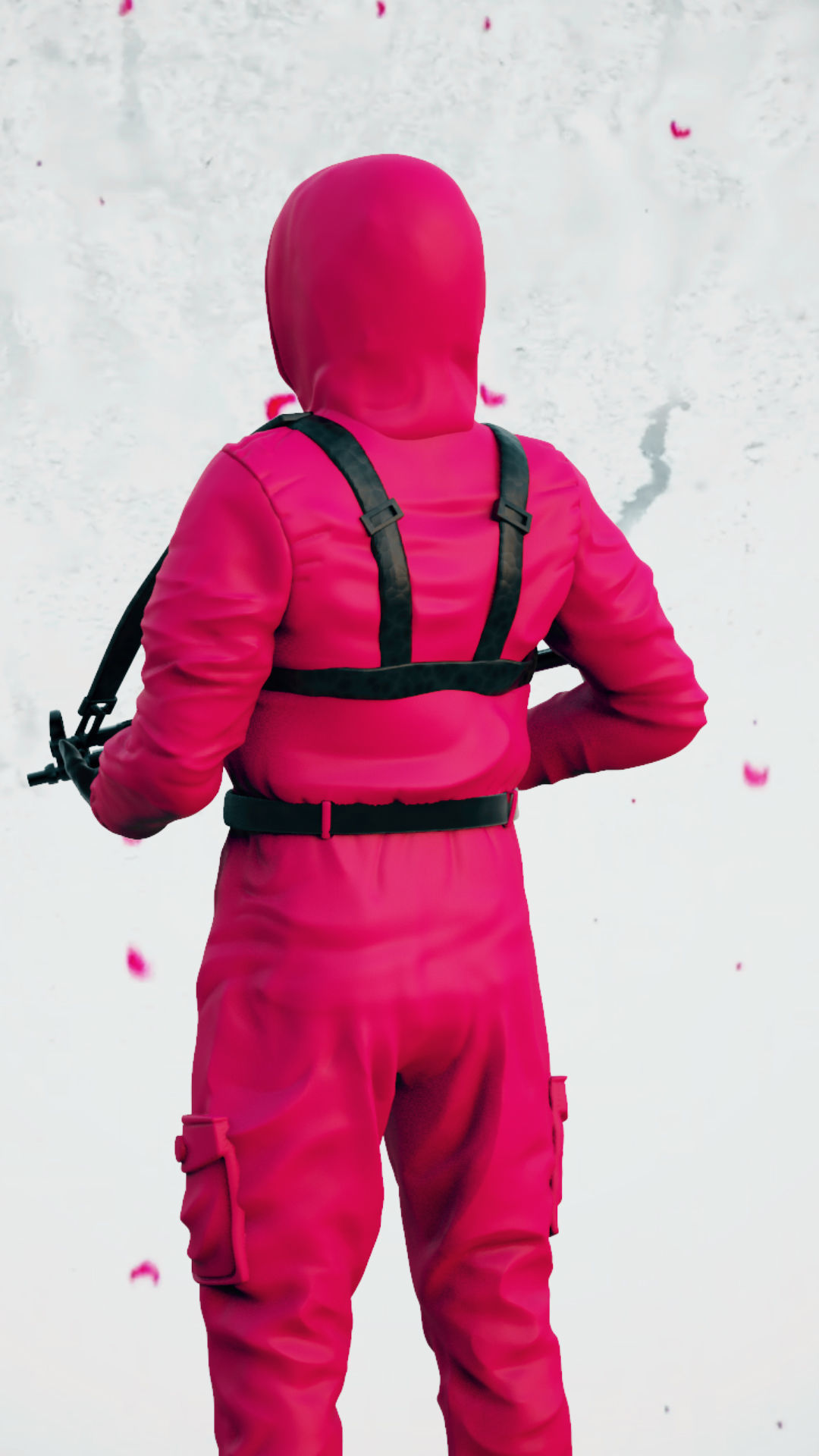 SQUID GAME PINK SOLDIER 3D print model_9