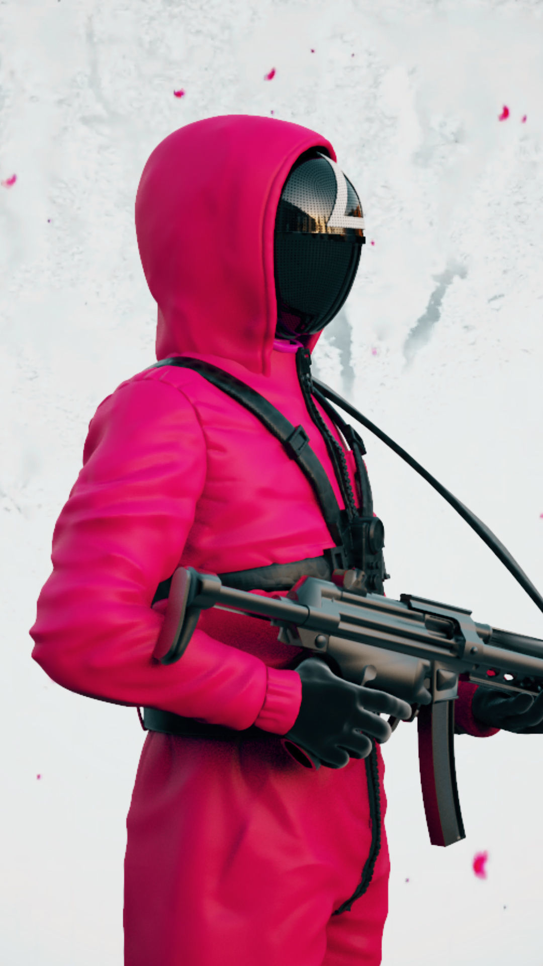 SQUID GAME PINK SOLDIER 3D print model_13