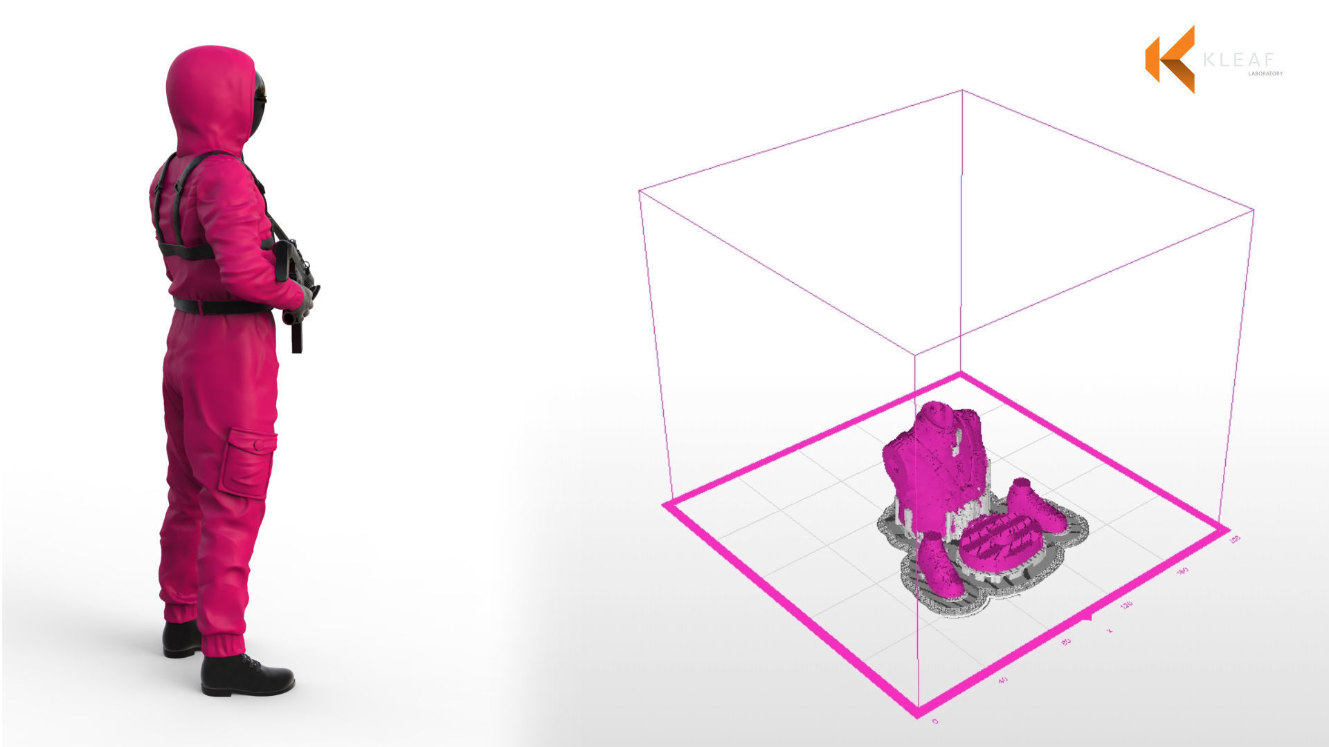 SQUID GAME PINK SOLDIER 3D print model_4