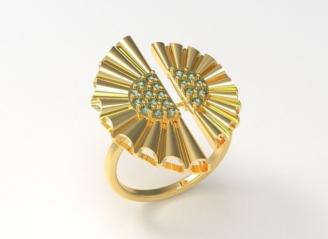 Alivia Ring 3D print model