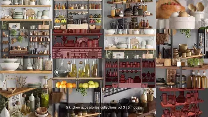 5 kitchen accessories collections vol 3 