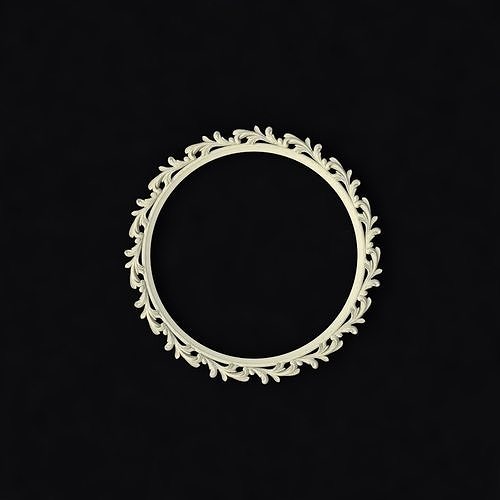 mirror circular ring 3D model