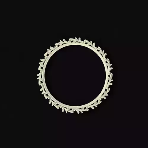 mirror circular ring 3D model