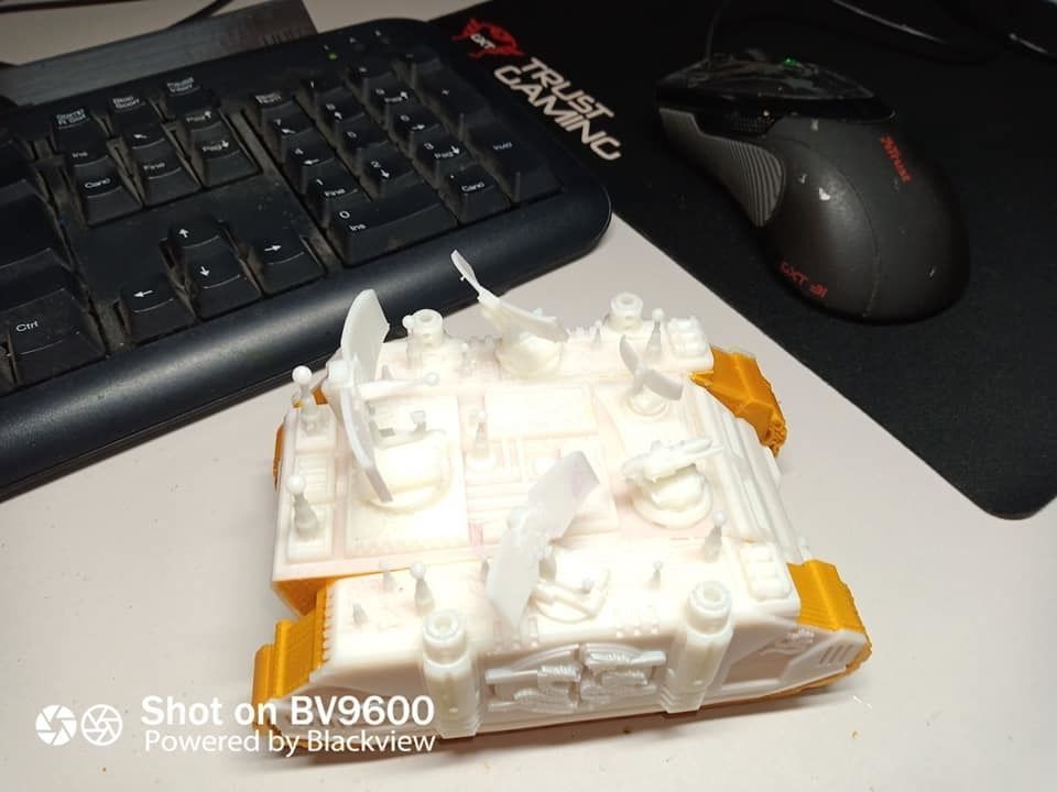 radar interceptor Tank 3D print model_2