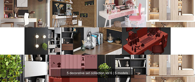 5 decorative set collection vol 6 