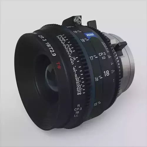 Lens Zeiss 3D model