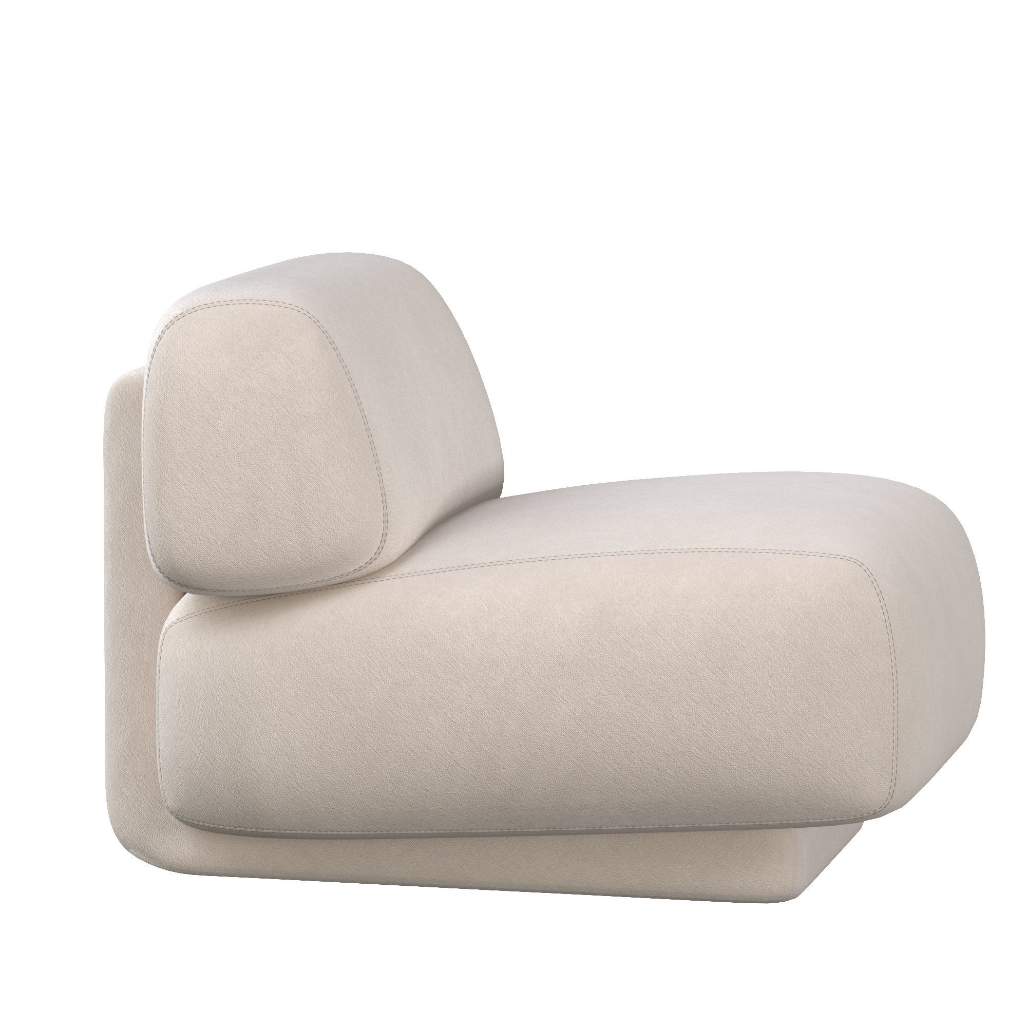 Gogan armchair by Moroso 3D model_1