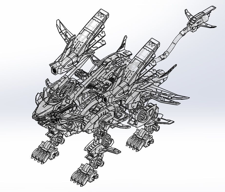 Liger Zero Jager 3D model_7