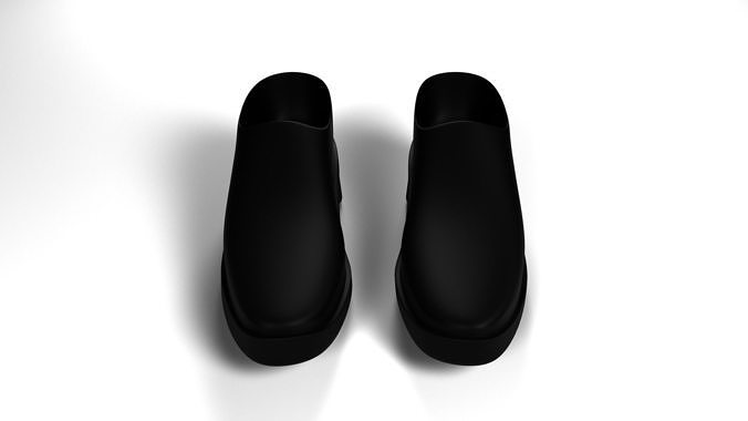 Loafers pair of shoes 3D model