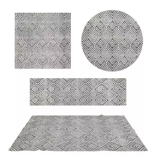 Rugs No 384 Low-poly 3D model