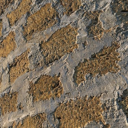 8k Seamless PBR Coquina Block Material Texture