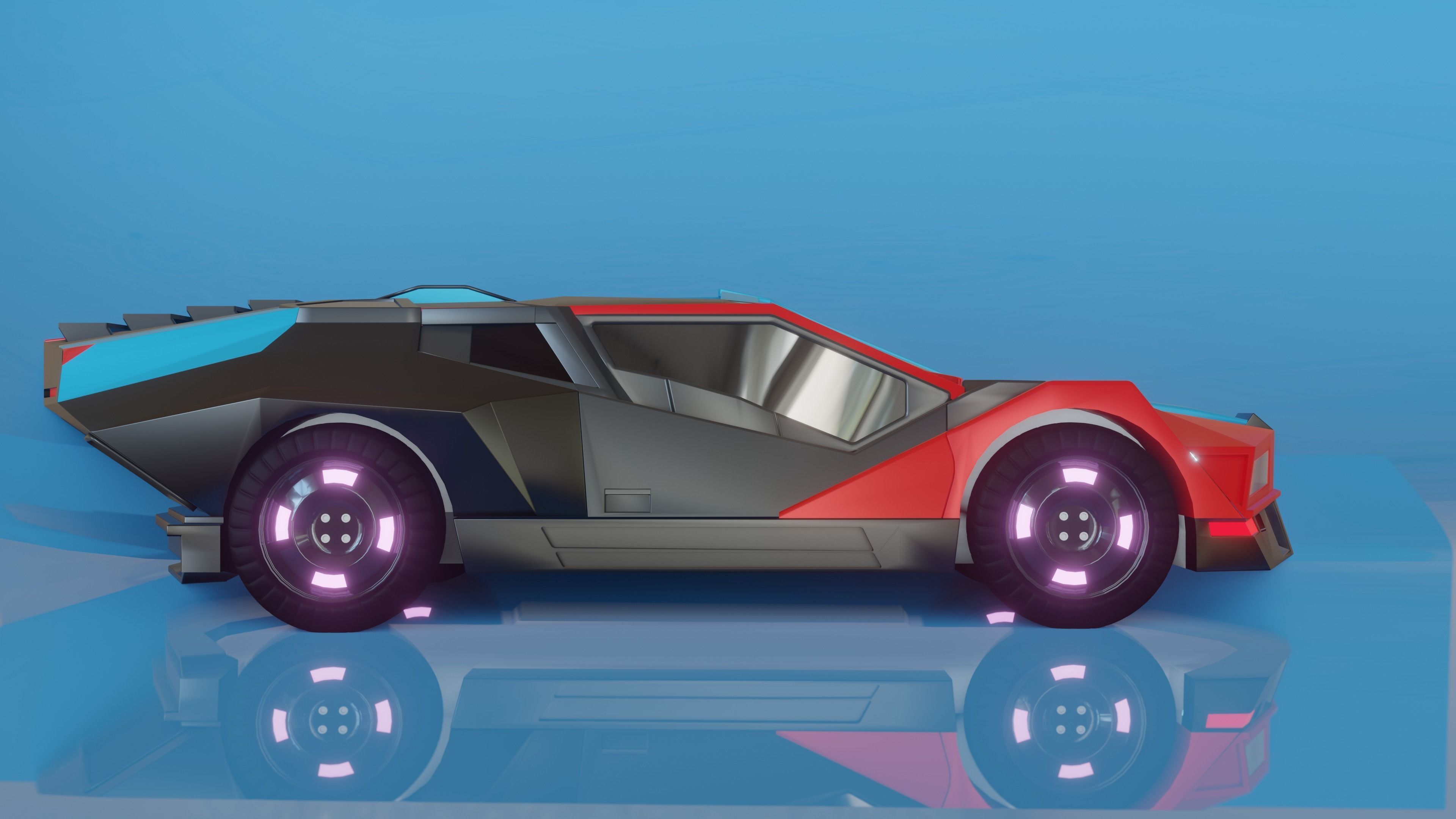 Lamborgini Car 3D model_3