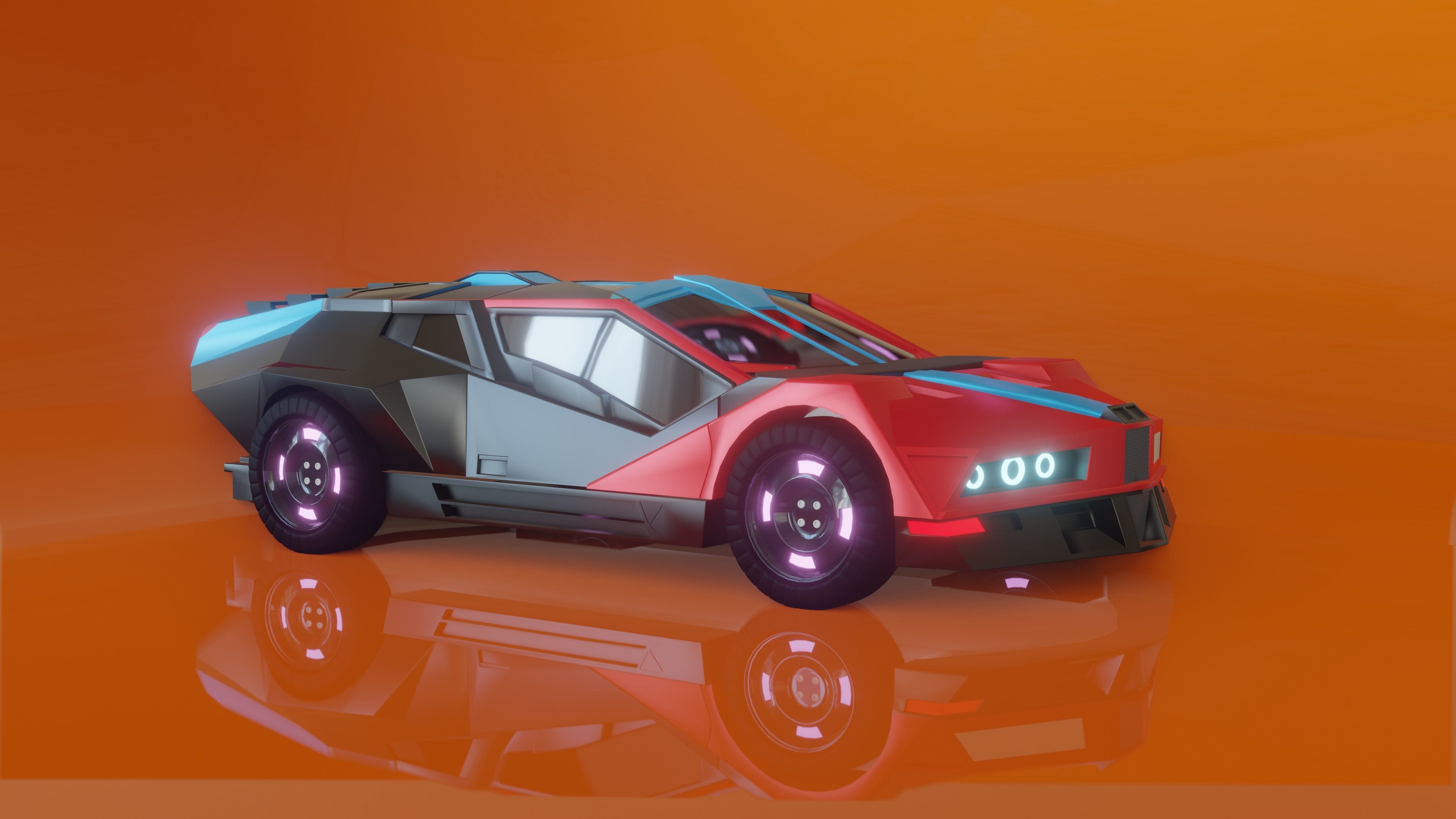 Lamborgini Car 3D model_1