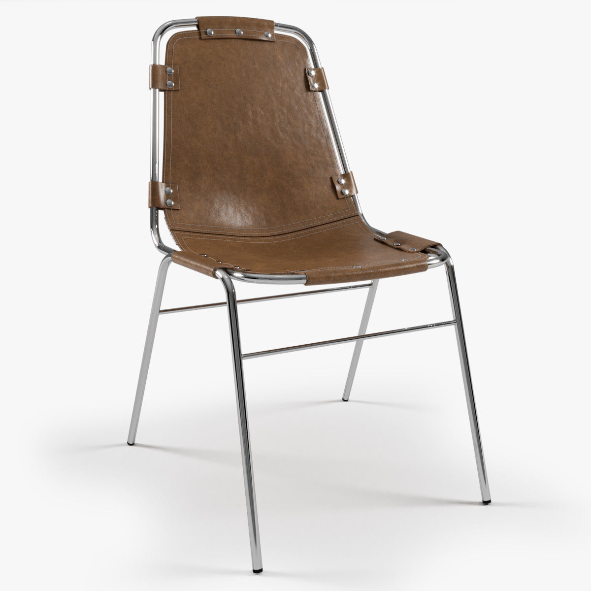 Les Arcs Chair 3D model_2