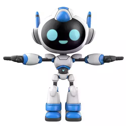 Cartoon Robot 3D model