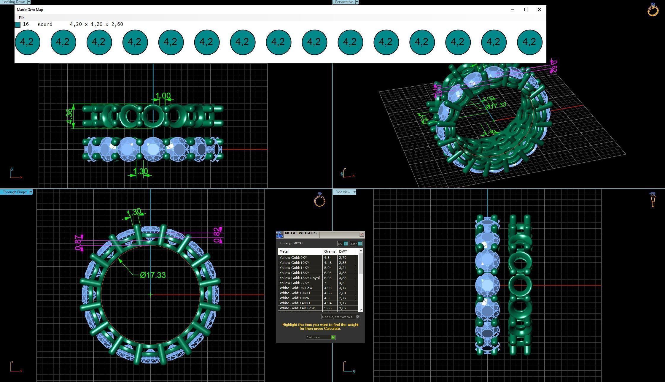 Round Diamond Eternity Wedding Band 2 3D print model 3D print model_6
