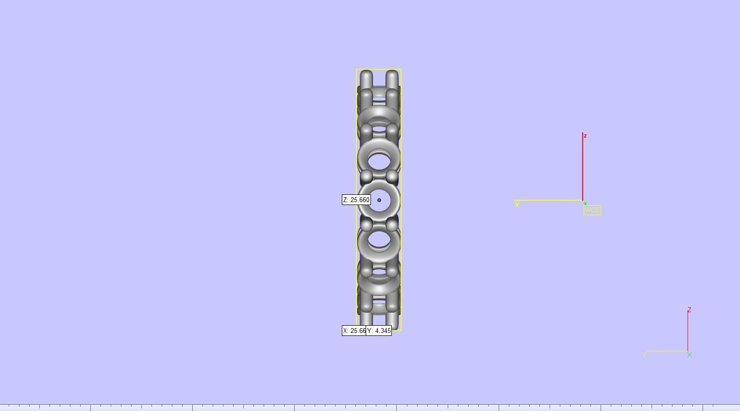 Round Diamond Eternity Wedding Band 2 3D print model 3D print model_12