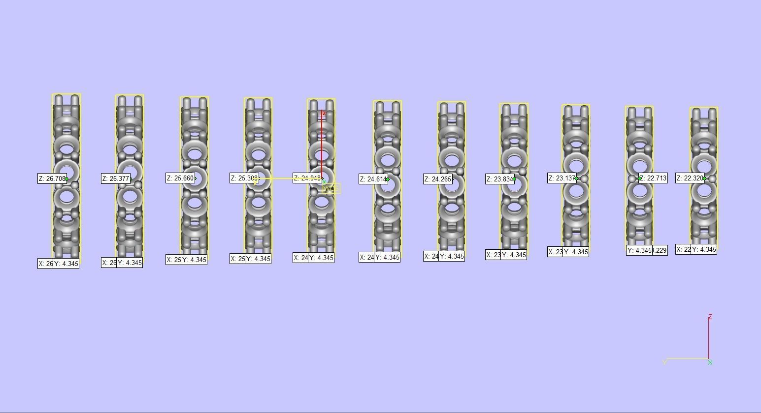 Round Diamond Eternity Wedding Band 2 3D print model 3D print model_11