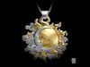 Jewelry pendant Moon and Sun 3D print model_1