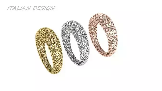 Italy Style Diamond Ring