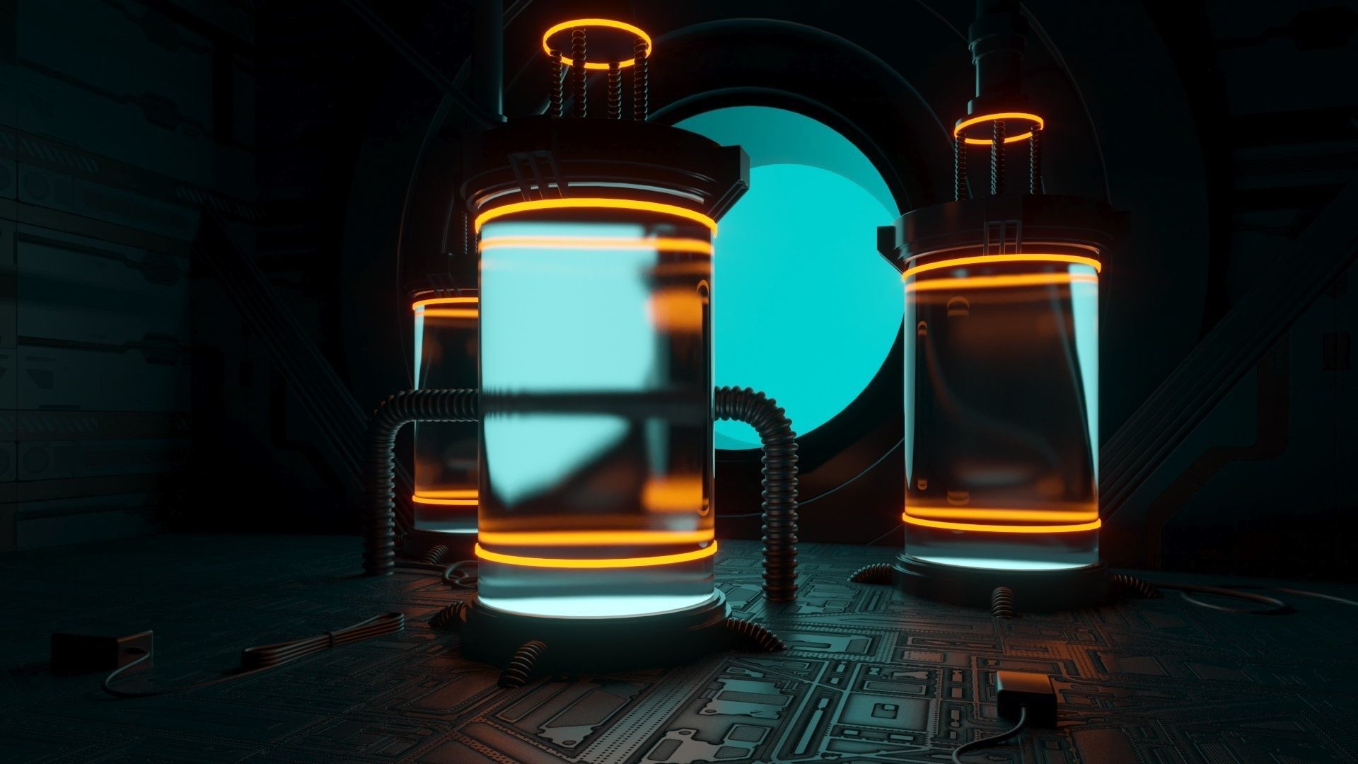 Sci-fi Mystic Lab 3D model_20
