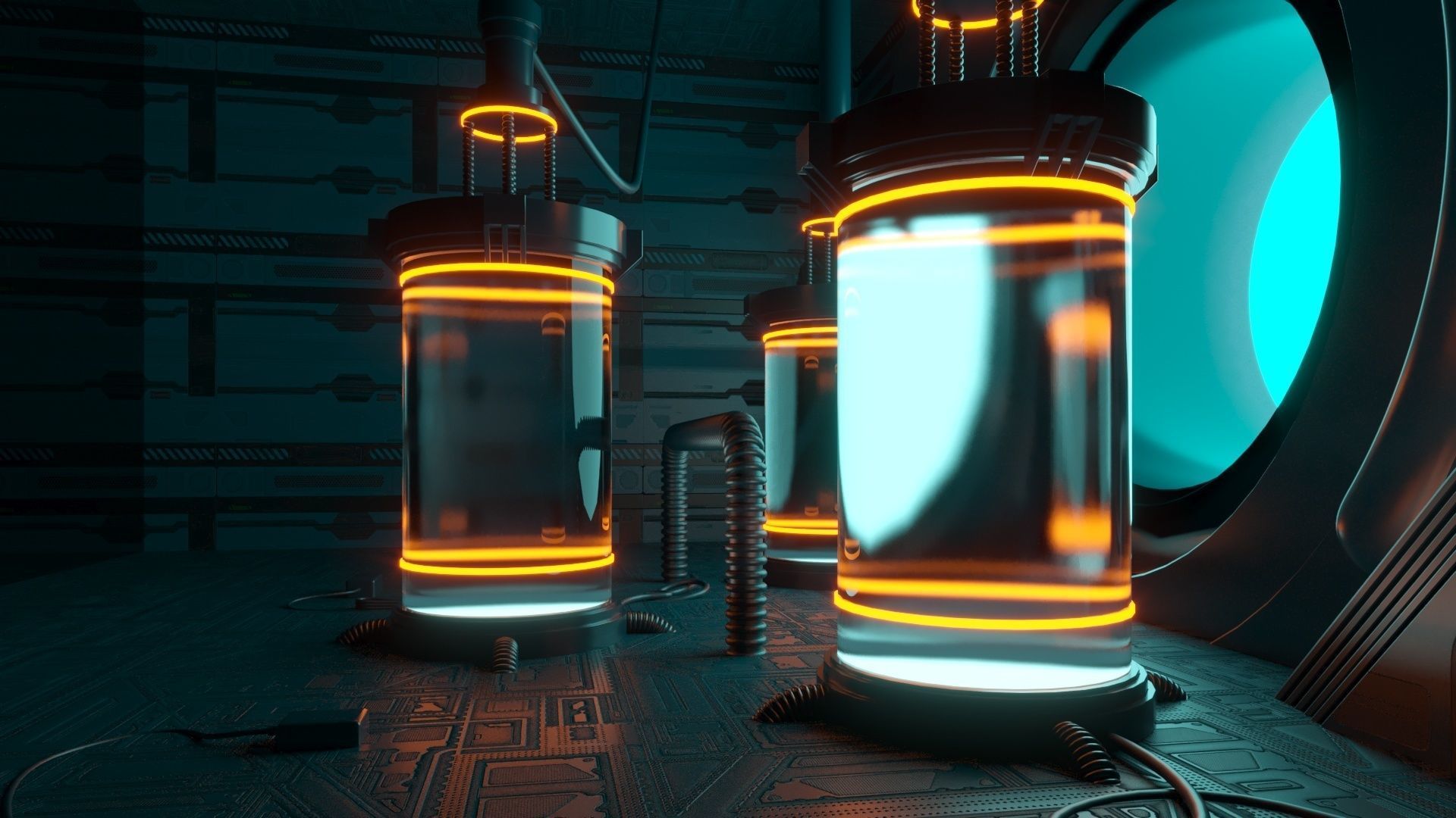 Sci-fi Mystic Lab 3D model_31