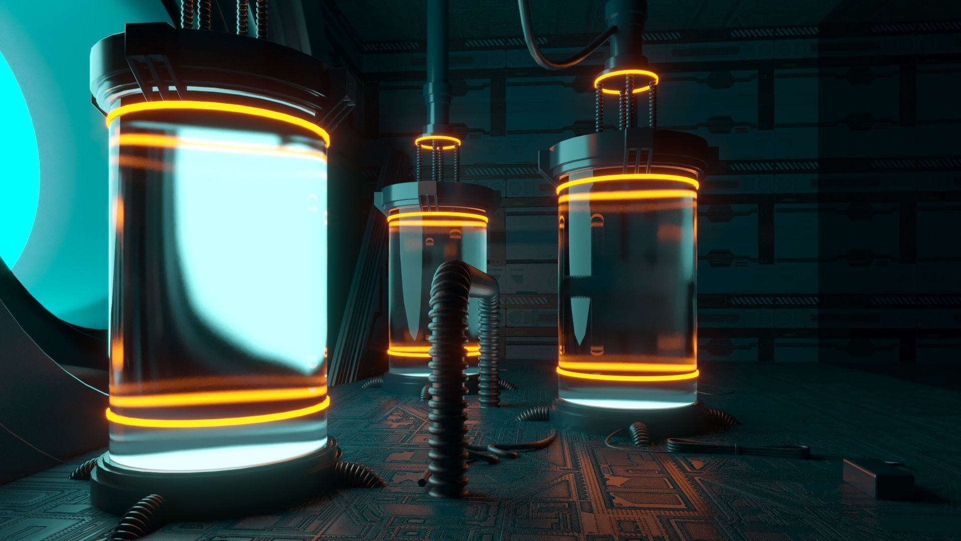 Sci-fi Mystic Lab 3D model_2