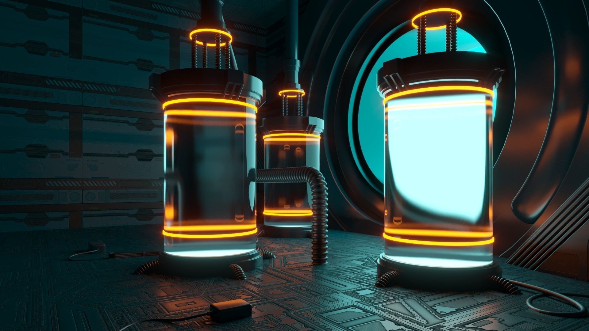 Sci-fi Mystic Lab 3D model_27