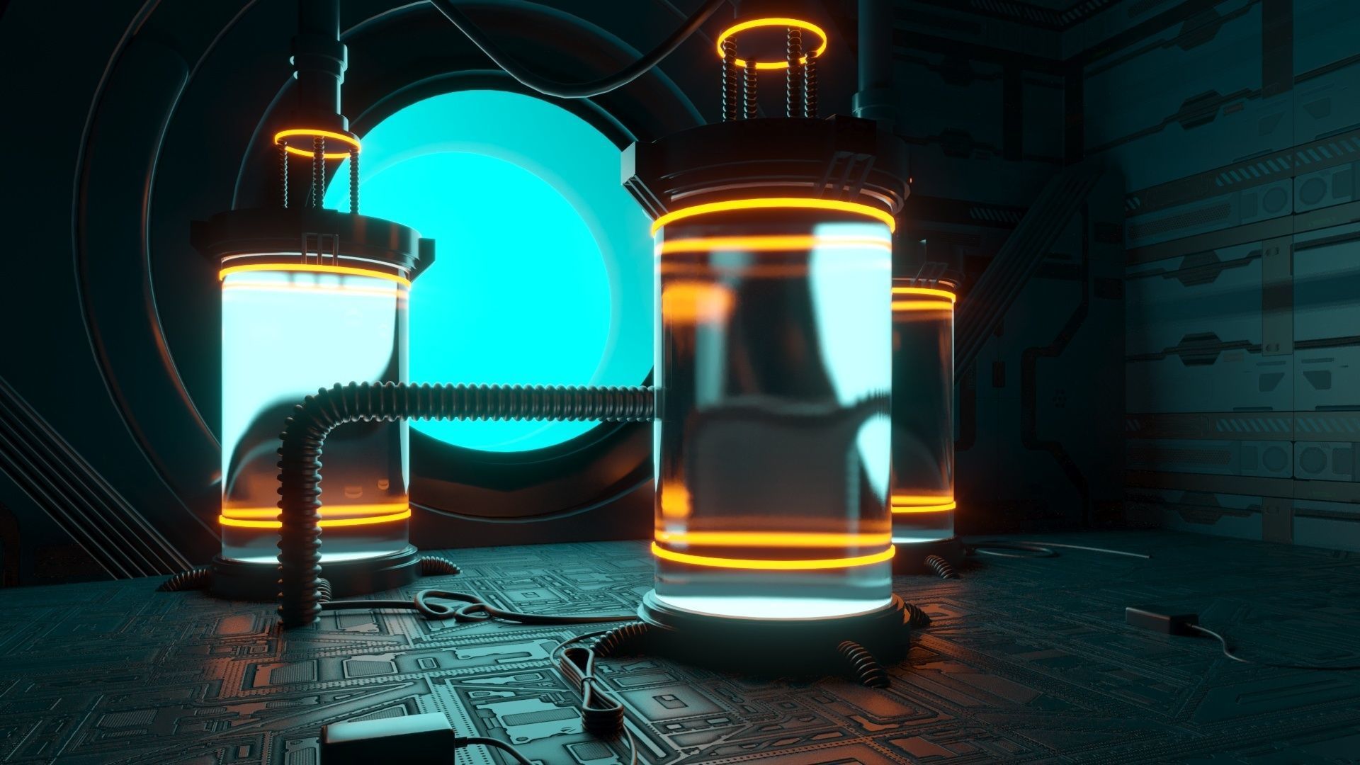 Sci-fi Mystic Lab 3D model_13