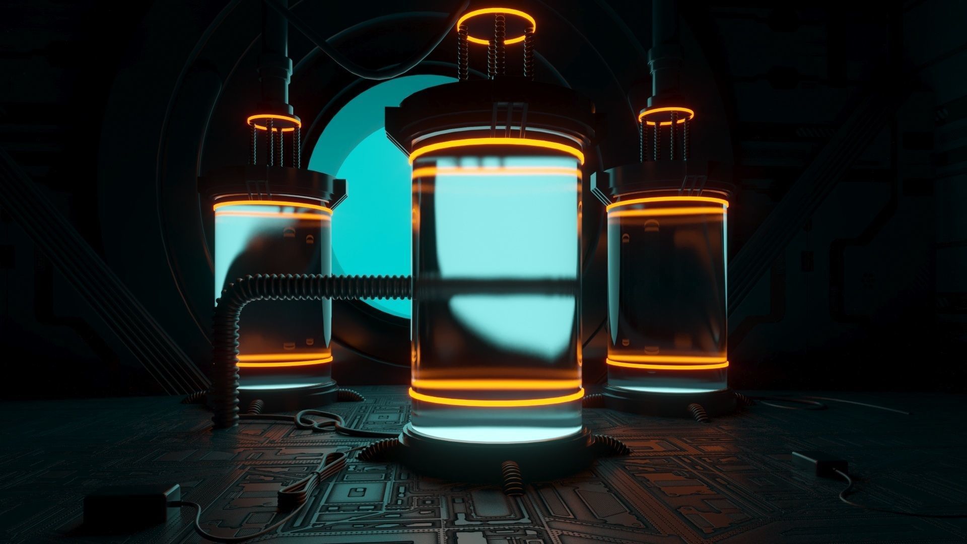 Sci-fi Mystic Lab 3D model_16