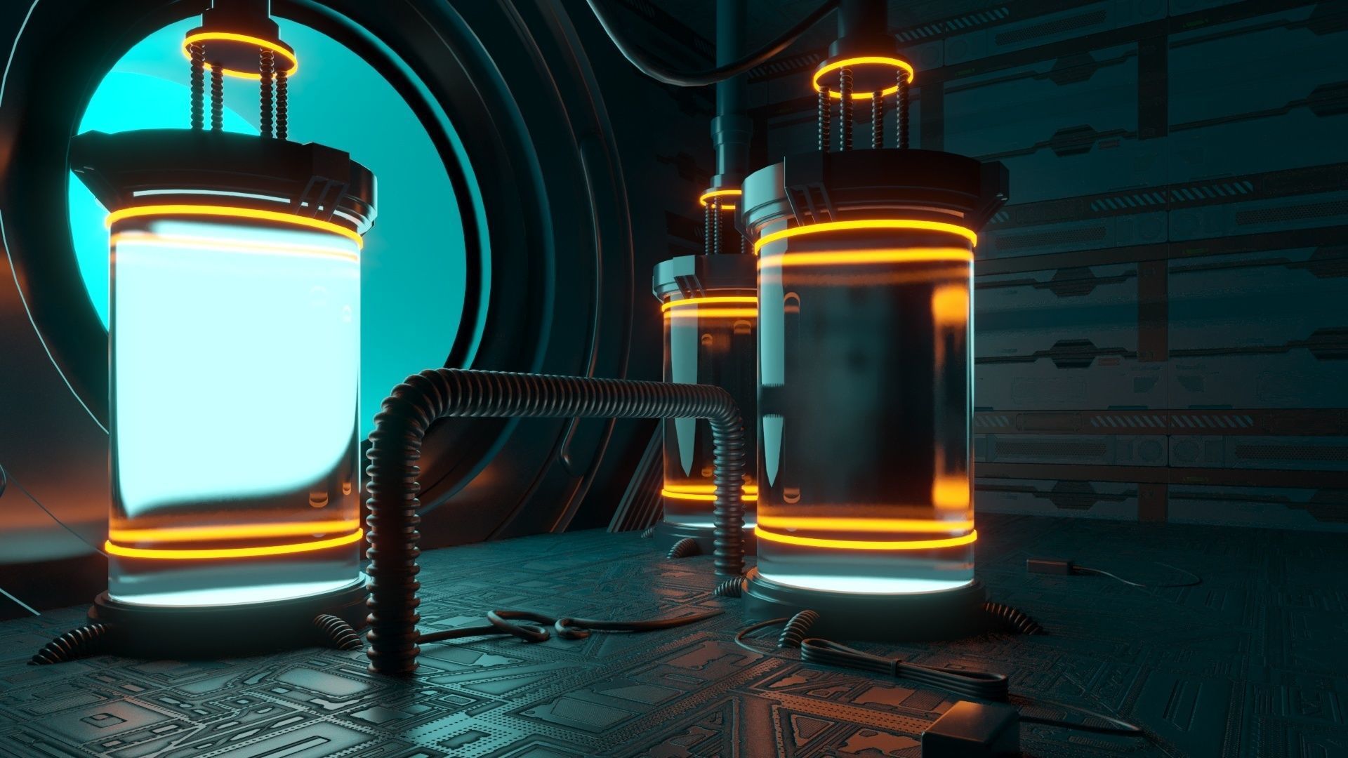 Sci-fi Mystic Lab 3D model_7