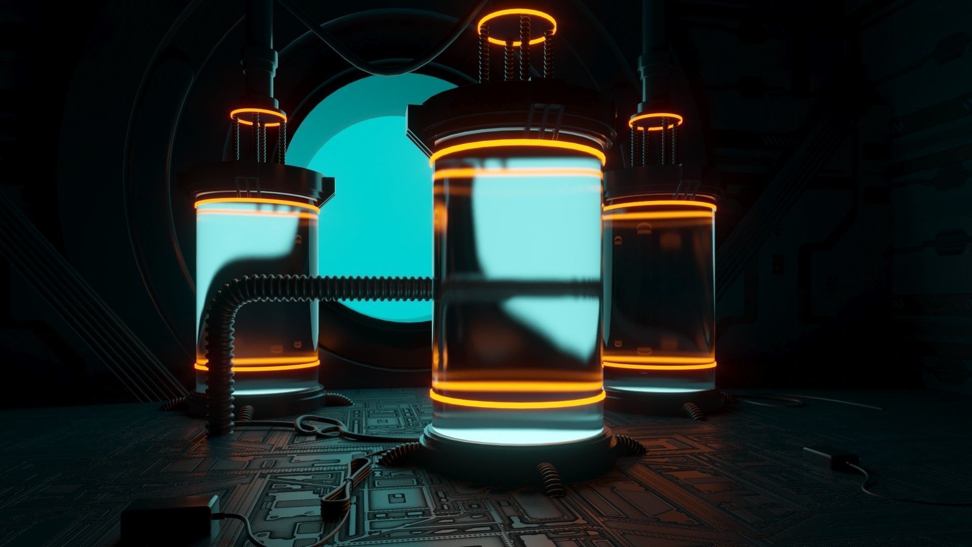 Sci-fi Mystic Lab 3D model_15
