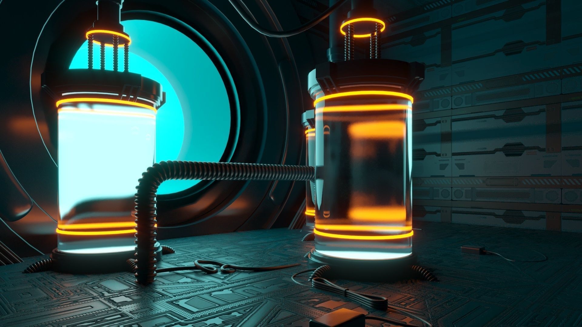Sci-fi Mystic Lab 3D model_9