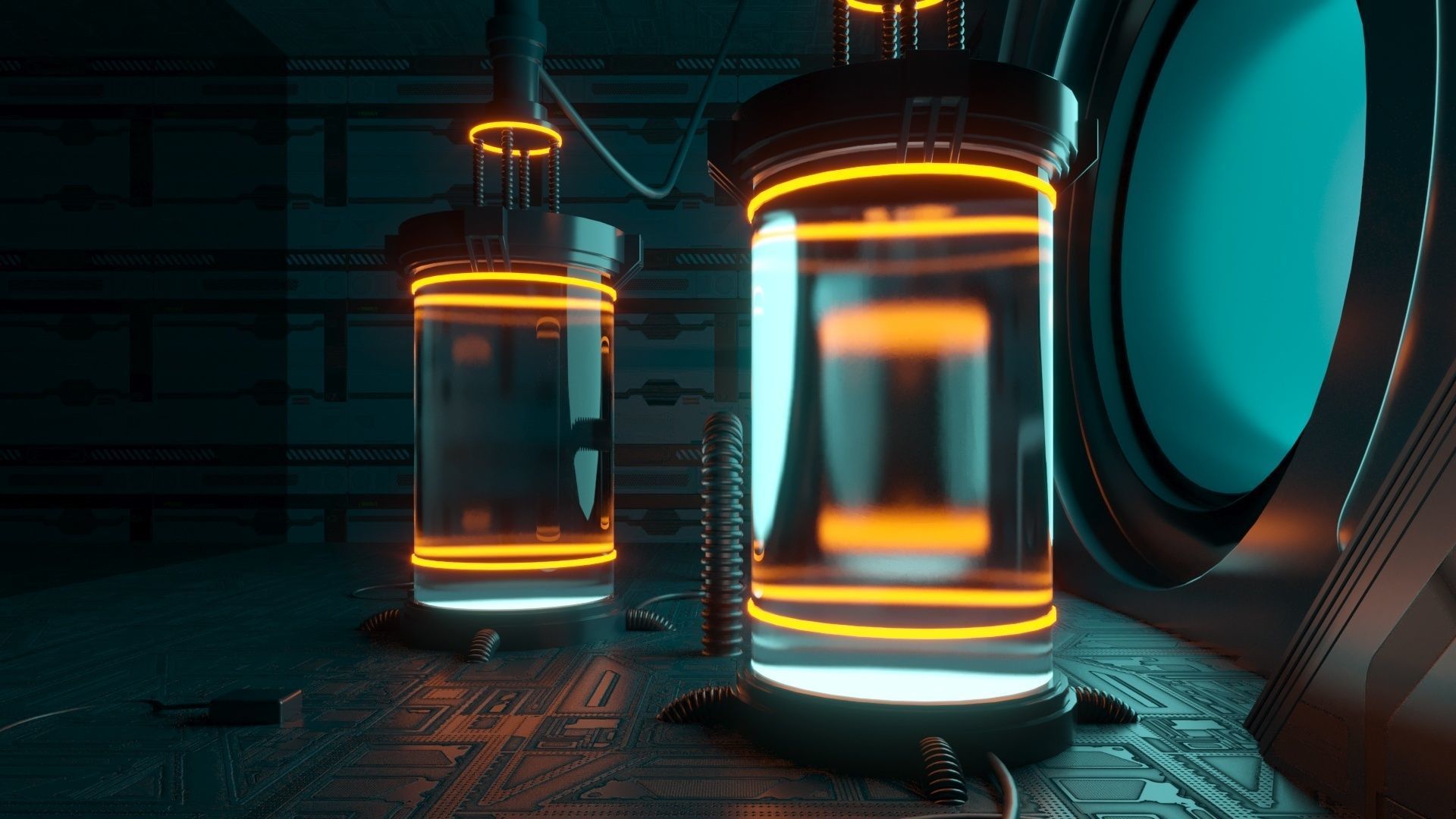 Sci-fi Mystic Lab 3D model_33
