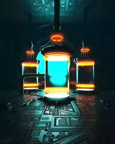 Sci-fi Mystic Lab 3D model Sci-fi Mystic Lab 3D model