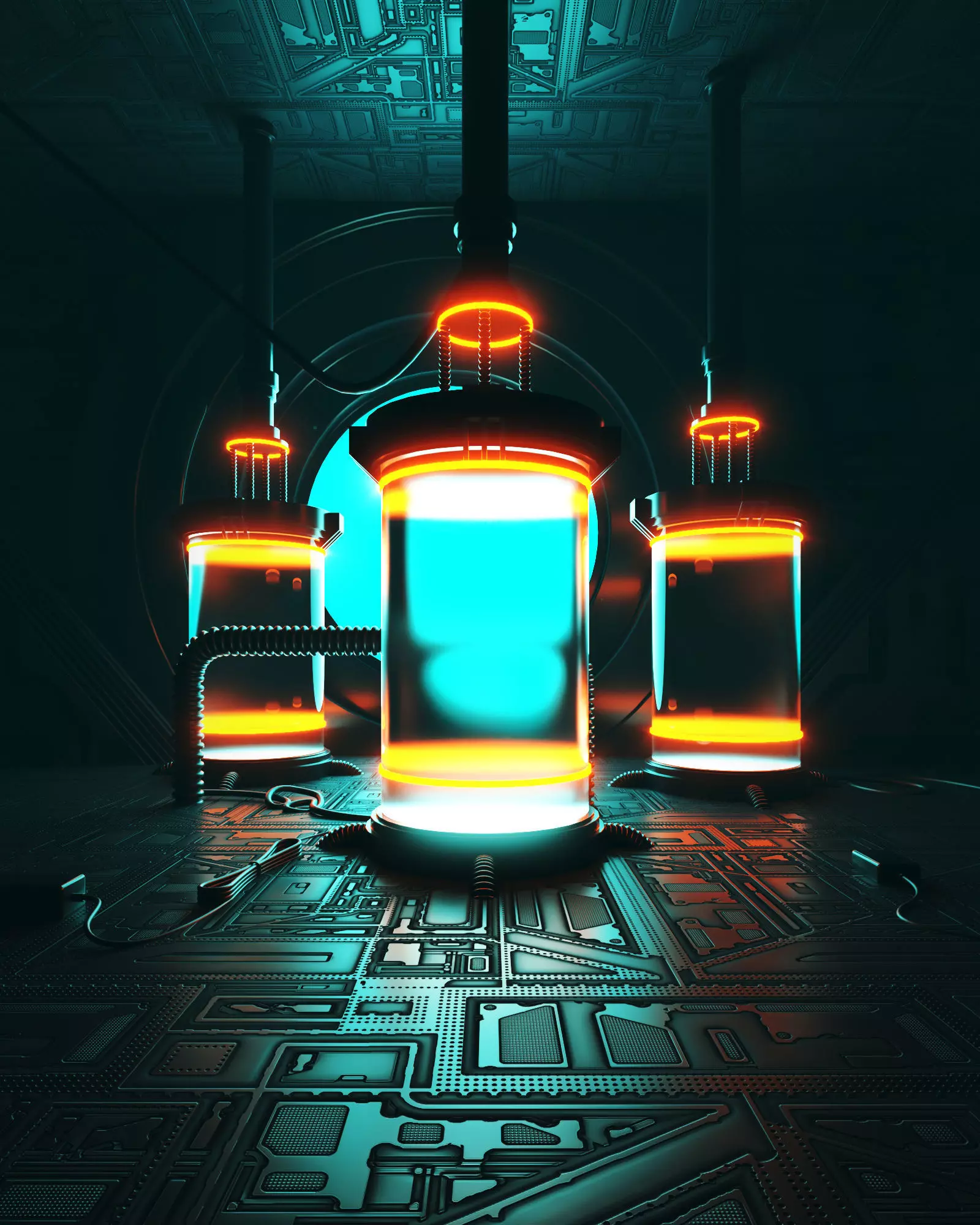 Sci-fi Mystic Lab 3D model_0