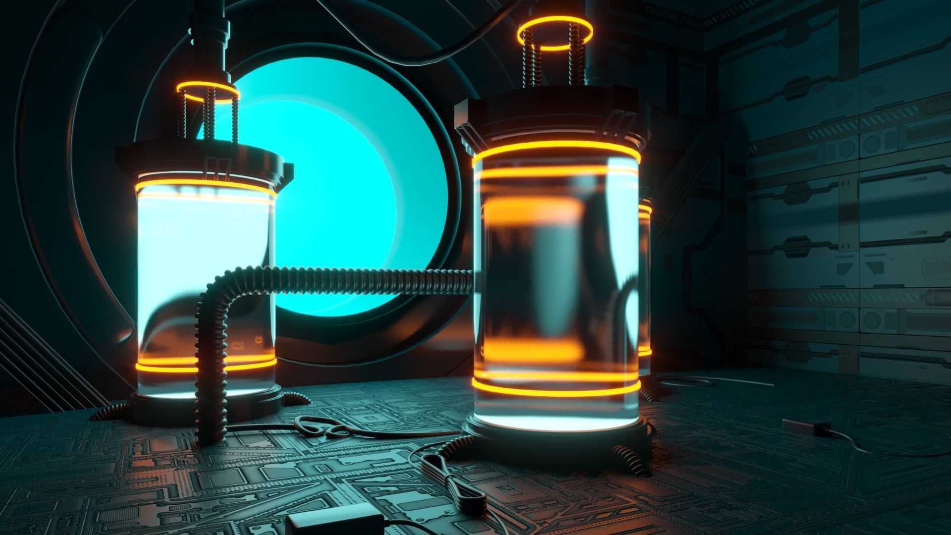 Sci-fi Mystic Lab 3D model_12