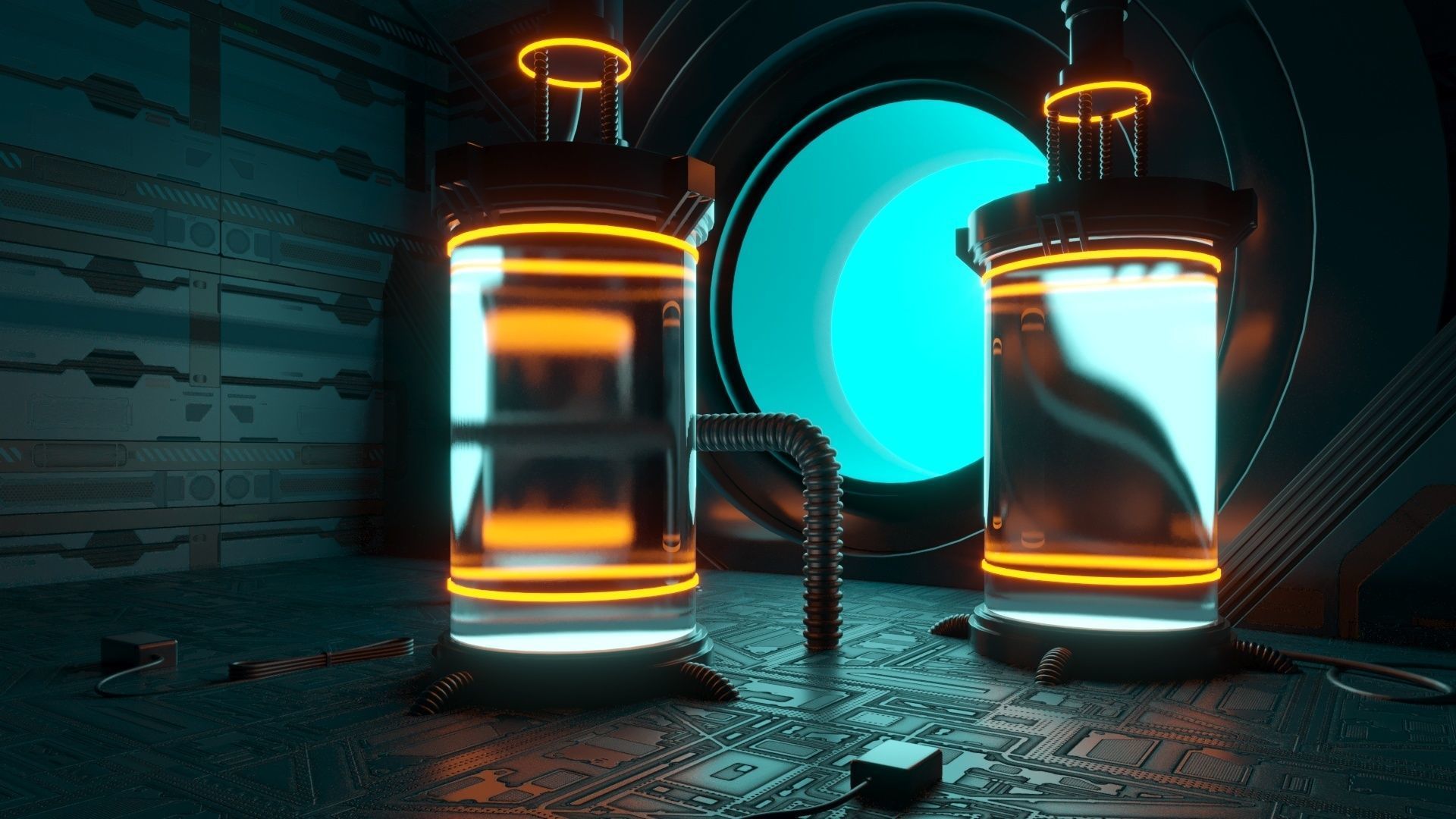 Sci-fi Mystic Lab 3D model_23