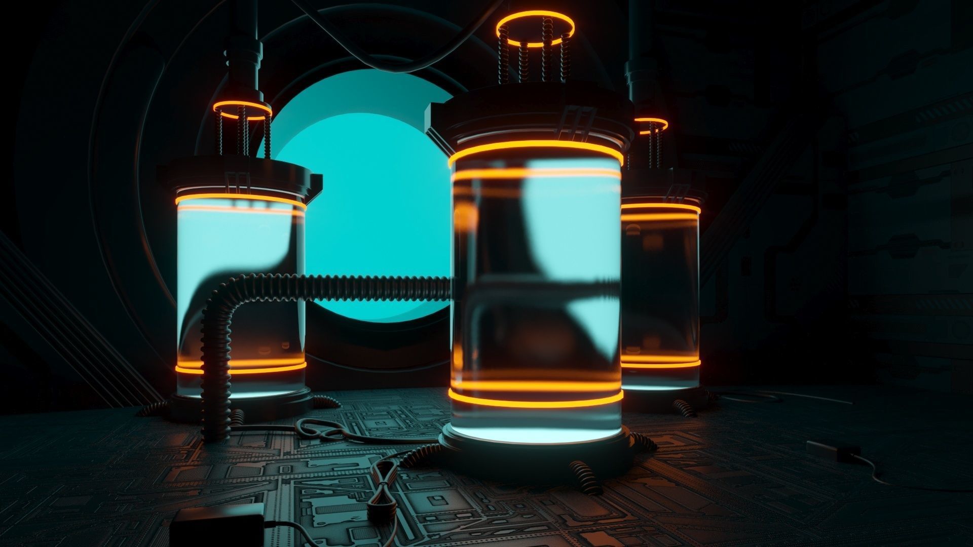 Sci-fi Mystic Lab 3D model_14