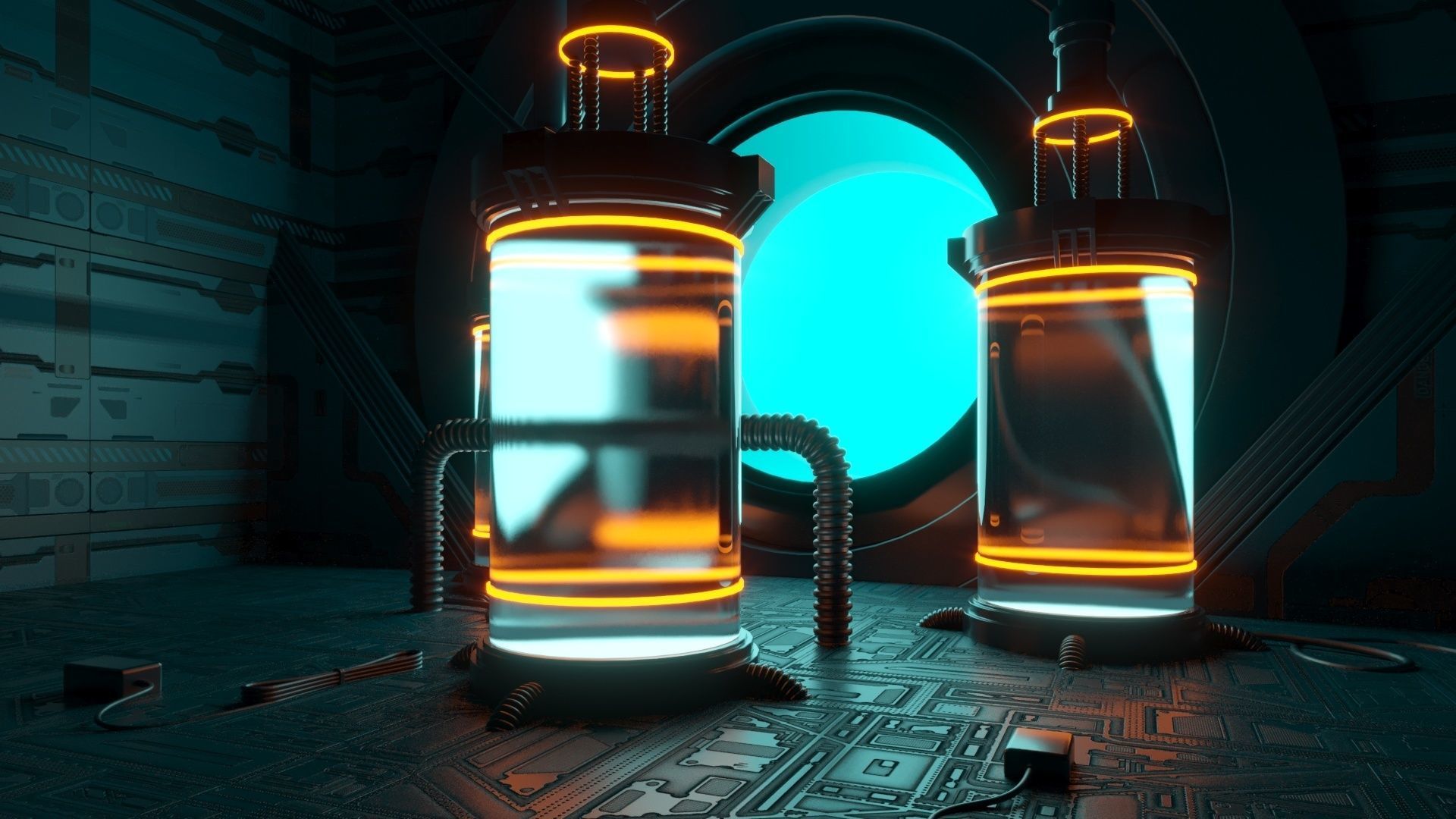 Sci-fi Mystic Lab 3D model_21