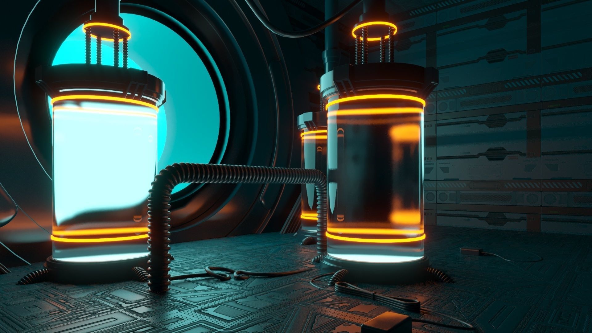 Sci-fi Mystic Lab 3D model_8