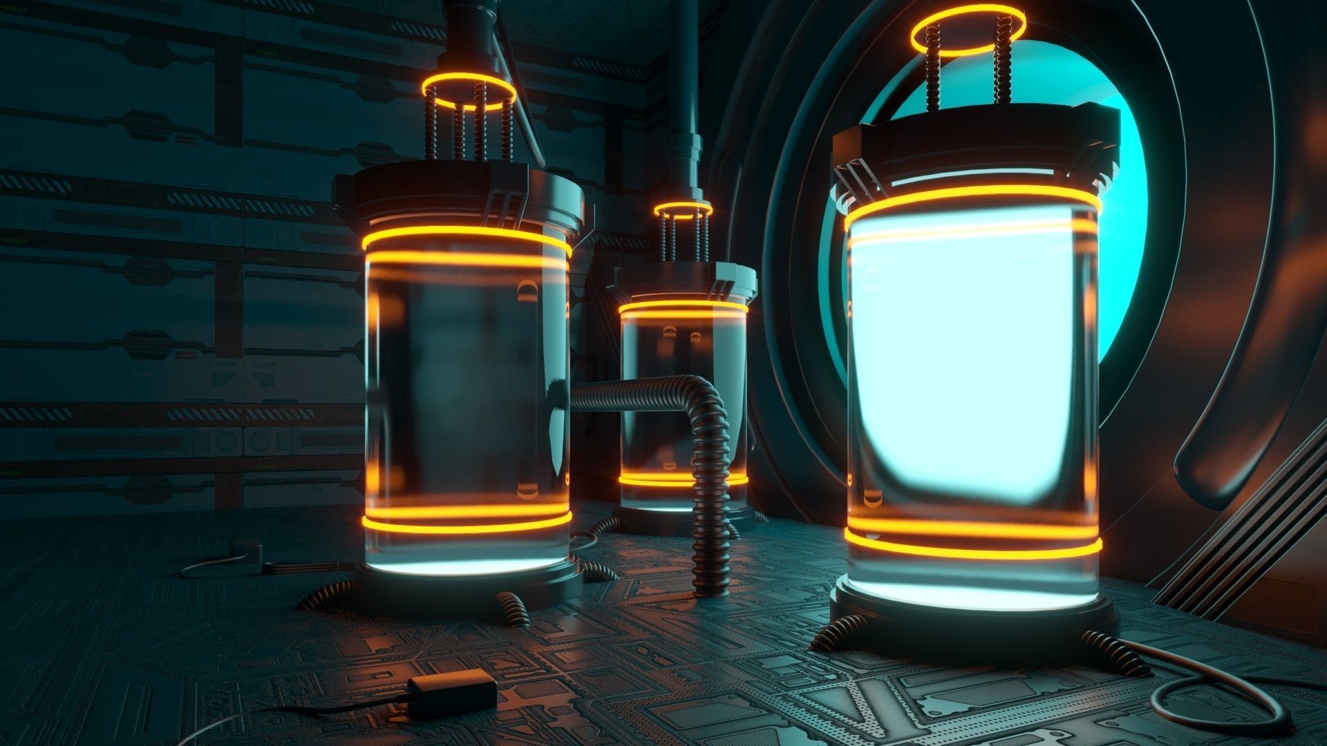 Sci-fi Mystic Lab 3D model_28